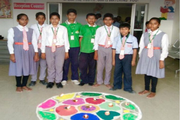 Aryan Public School-Rangoli Event